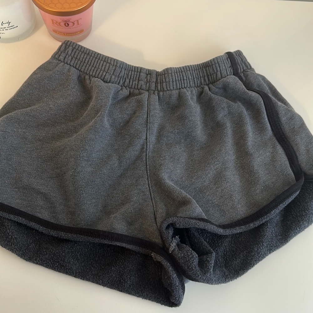 dark grey brandy melville sweatshorts